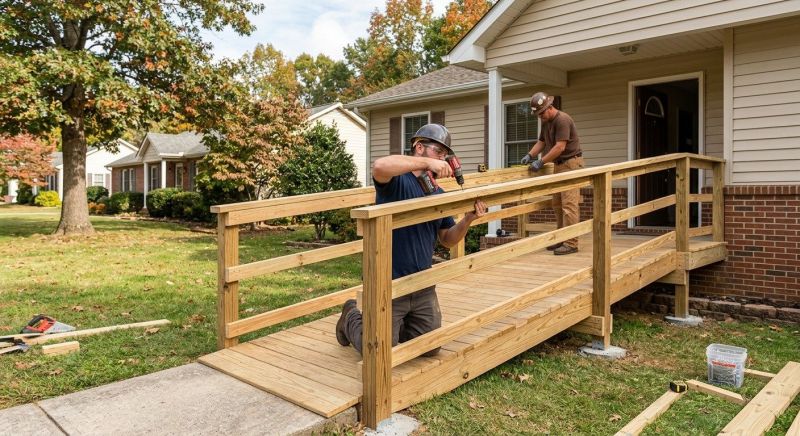 Deck Ramp Construction in Wilmington, NC