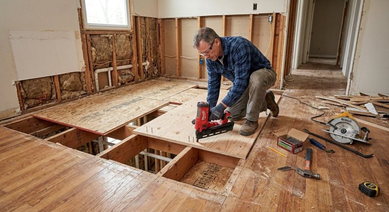 Floor Framing Replacement in Kansas City, KS