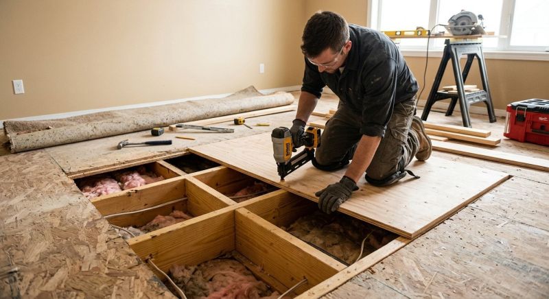 Floor Joist Repair in Conroe, TX
