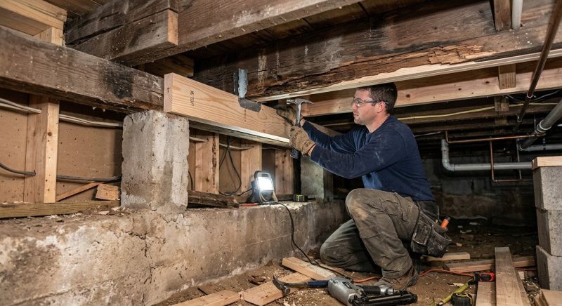 Support Column Replacement in Kansas City, KS